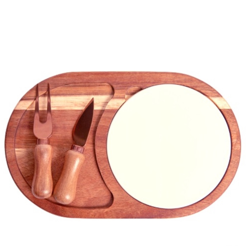 Twine Cheese Board with Plate